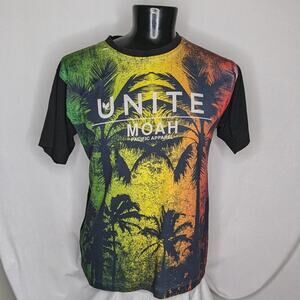 Monag Men's Graphic Design T-shirt for Men Black Large